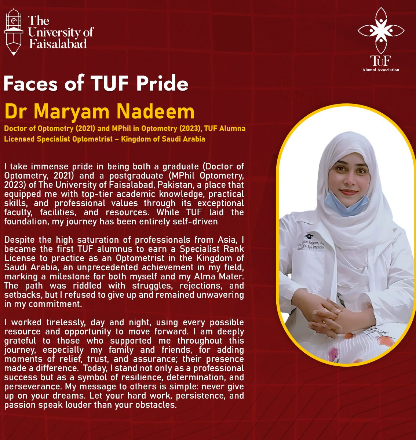 Dr. Maryam Nadeem