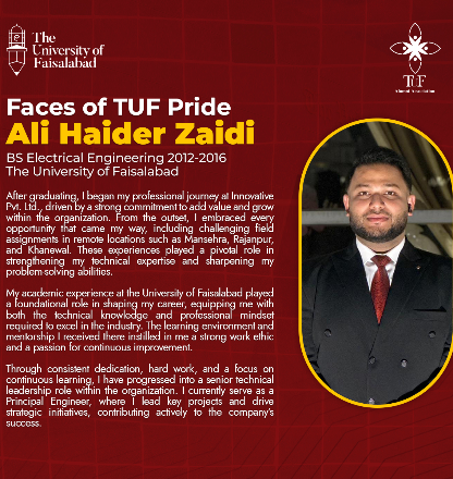 Success Story - Ali Haider Zaidi