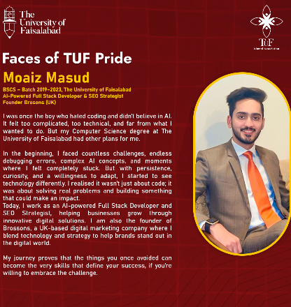 Success Story - Moaiz Masud