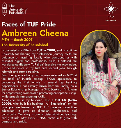 Success Story - Ambreen Cheena