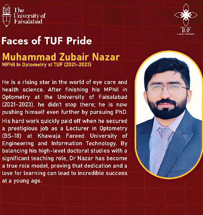 Success Story - Muhammad Zubair Nazar
