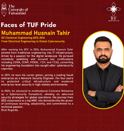 Success Story - Muhammad Husnain Tahir